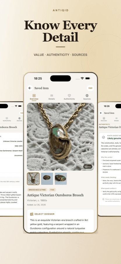 Grounded value ranges — AntiqID app